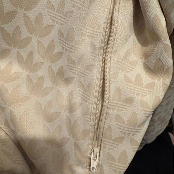 adidas Firebird Track Top Monogram Logo Off White Jacket Men - Picture 6 of 6